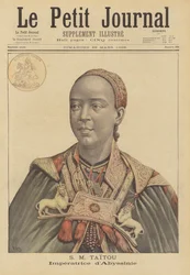 Taytou Betel, Empress Consort of Menelik II of Ethiopia